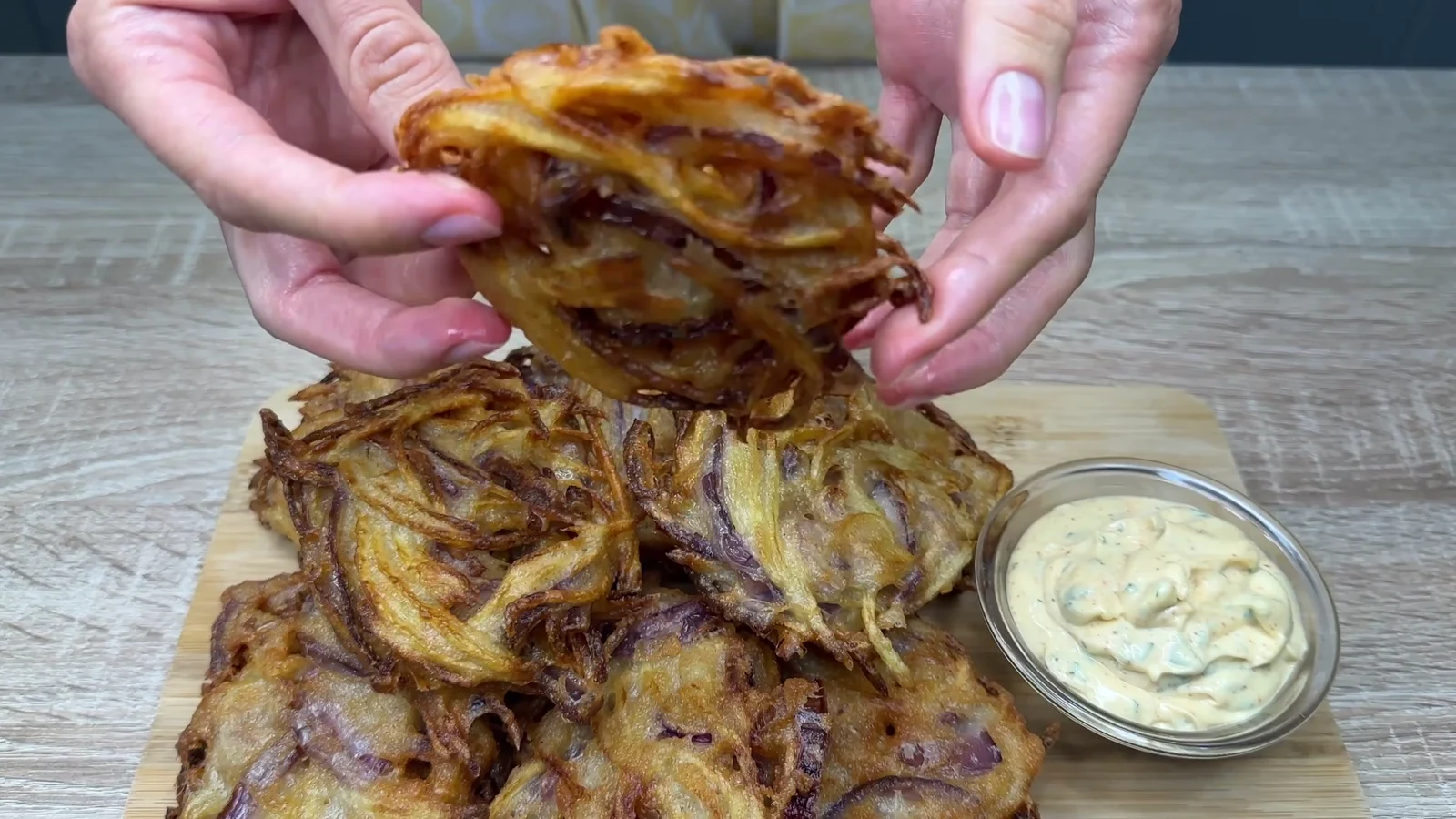 Frittelle di patate e cipolle croccantissime