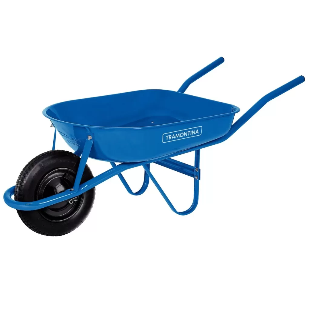 1 - Carrinho de Mão Azul - 50 L - Tramontina