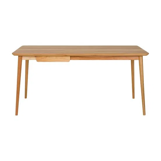 3 - Escrivaninha Minimalista de Madeira Sólida