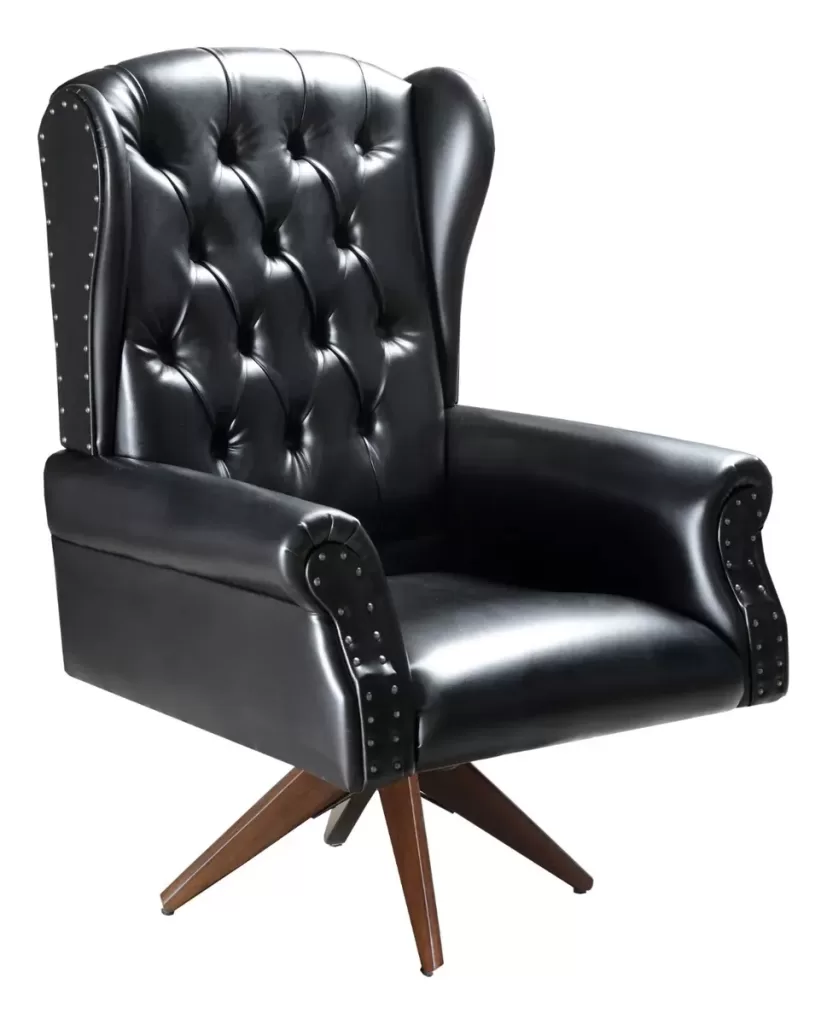 3 - Poltrona Vintage de Couro