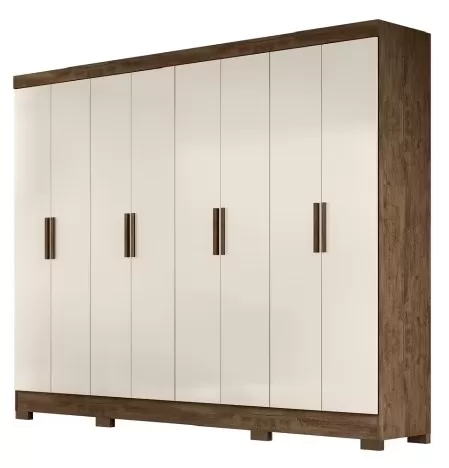 4 - Guarda-Roupa de Casal com Gavetas Ampla - Moval