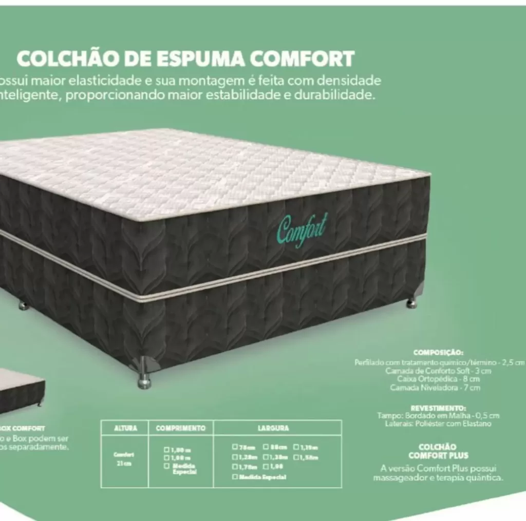1 - Colchão Sonotec Ortopédico - Confort