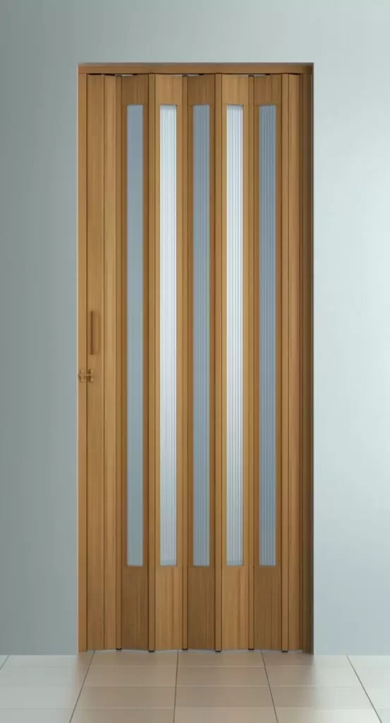 1 - Porta Sanfonada Translucida Cerejeira - BCF