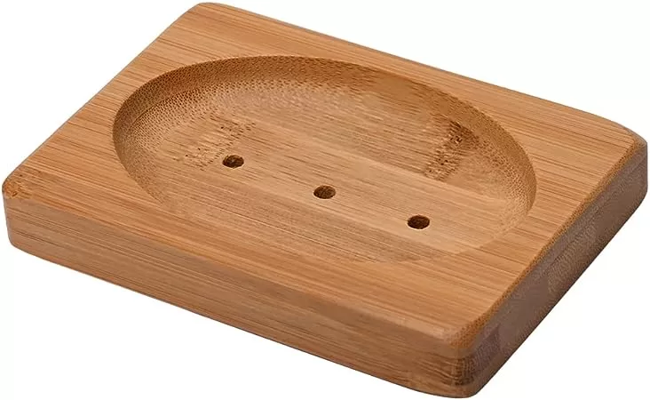 1 - Saboneteira Bambu 100% Ecológico - Mimo Style
