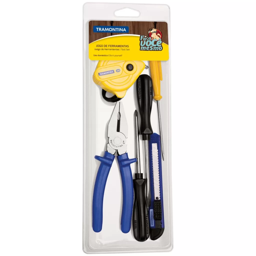 10 - Kit de Ferramentas 6 Peças - Tramontina (43408141)