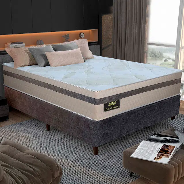 2 - Cama Box Casal Bossa Nova - Gazin