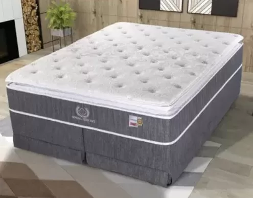 3 - Conjunto cama box queen general hiper soft - Cristalflex