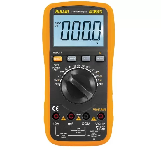 3 - Multímetro Digital True RMS HM-2090 - Hikari