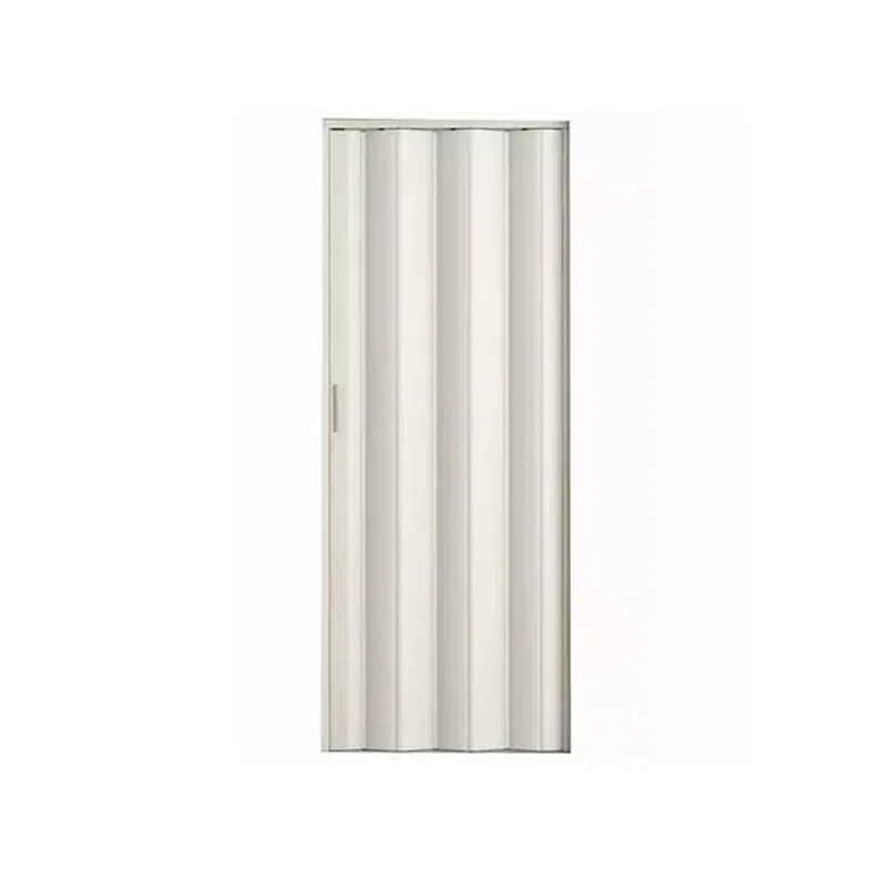 5 - Porta Sanfonada Branca Com Kit 80cm - Perfilplast
