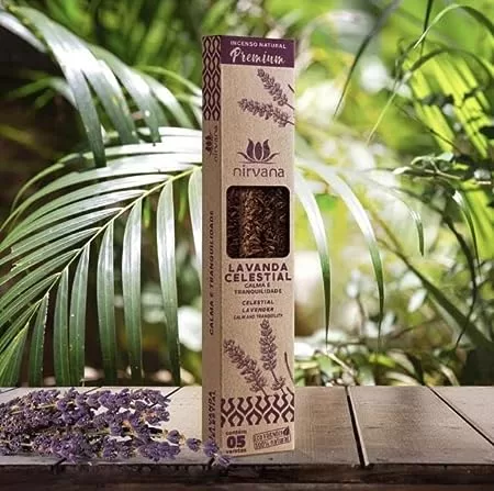 6 - Incenso Lavanda Celestial Premium - Nirvana