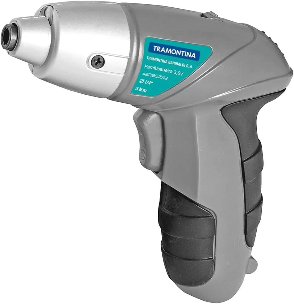6 - Parafusadeira a Bateria 3,6V – Tramontina