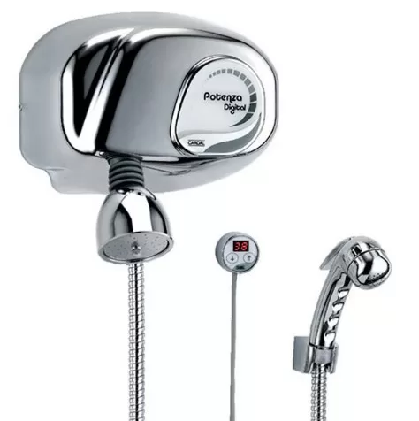 7 - Chuveiro Elétrico Digital com Pressurizador e Desviador - Cardal