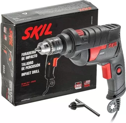 7 - Furadeira de Impacto - 10 6600 3/8" 570W - Skil