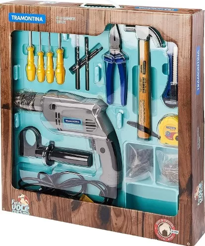 7 - Kit de Ferramentas com 100 Peças 127V, Itens Diversos - Tramontina (43408434)