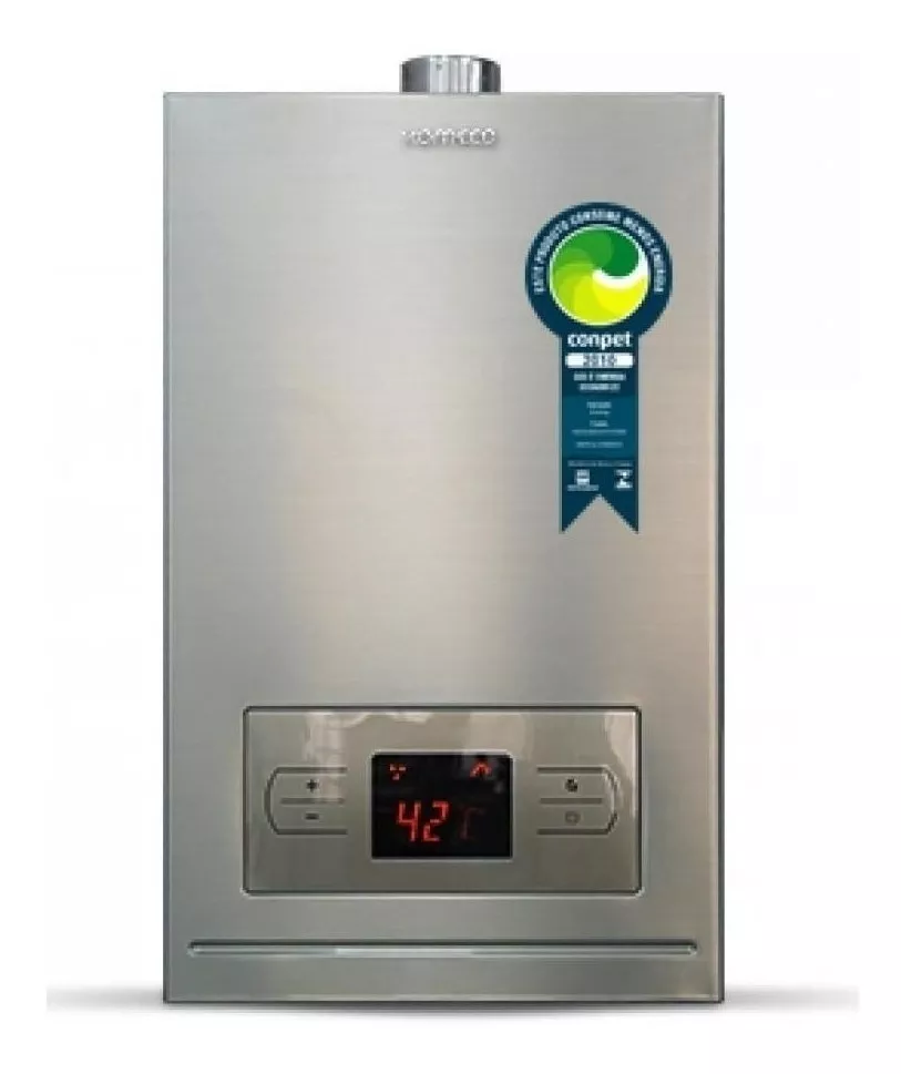 9 - Aquecedor a gás GN KO 15DI cinza - Komeco