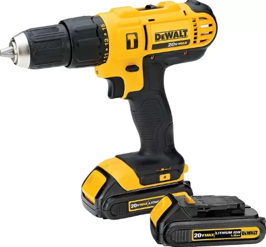 9 – Furadeira e Parafusadeira de Impacto - 1/2" 20V MAX Íon de Lítio DCD776LC1-BR - Dewalt