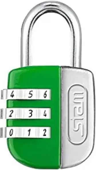 1 - Cadeado 25mm Segredo Verde - Stam