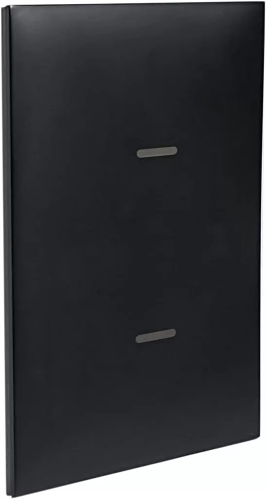 1 - Interruptor Inteligente de 2 botões com Wi-Fi - TRR12 - Preto - Funciona com Alexa e Google Home – Syspac