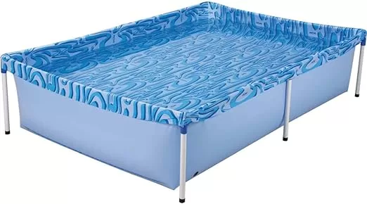 1 - Piscina 1000 L Retangular, Multicor - Mor