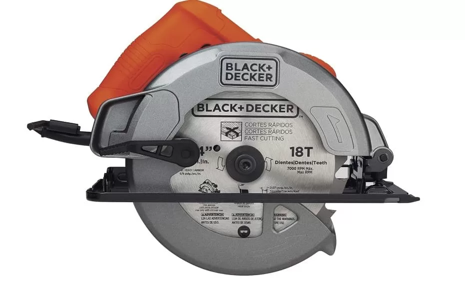 1 - Serra Circular de 7.1/4 Pol. (184,15mm) 550 RPM e 1400W 220V CS1004 - Black+Decker