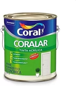 1 - Tinta Acrílica Anti Mofo Fosco - Coral