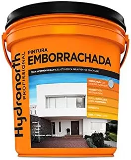 1 - Tinta Emborrachada Impermeabilizante Branco - 18LTs – Hydronorth