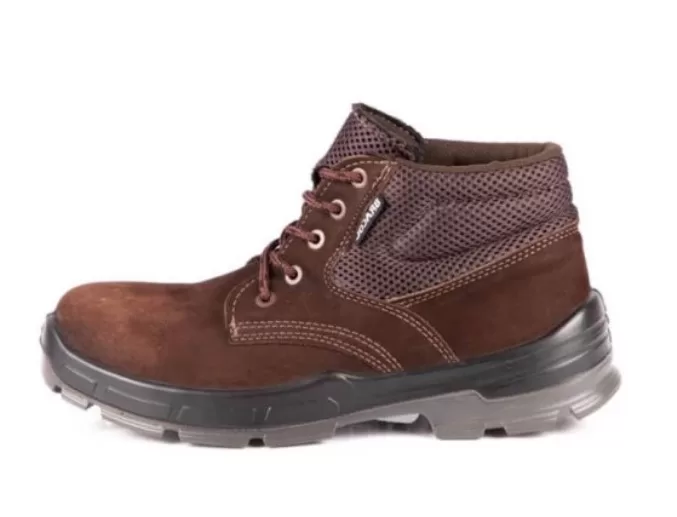 10 - Bota de Segurança Nobuck BAF Marrom Bico Pvc CA 40872 - Bracol