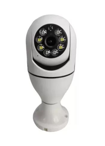 10 - Camera de Segurança Giratória Lampada 360 Graus 1080p WIFI - X-CELL