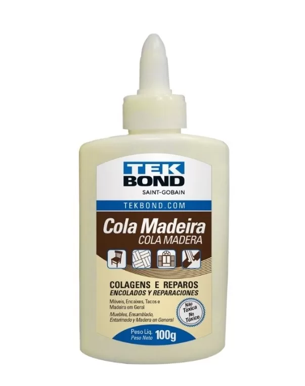 9 - Cola para Madeira Fixa Tudo Ultra Resistente - Tekbond