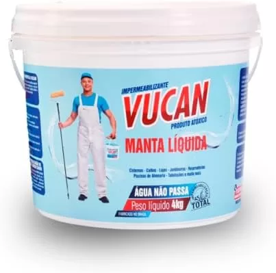 10 - Impermeabilizante Emborrachada para Tratamento de Paredes com Umidades - Vucan