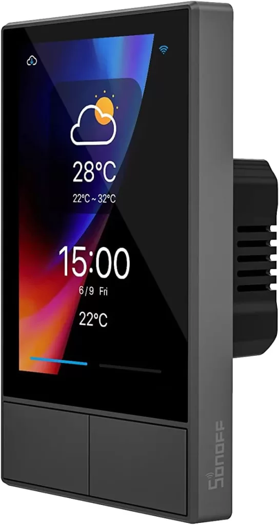 10 - Interruptor Inteligente com Detecção de Temperatura, Wi-Fi e Compatível com Alexa - Sonoff