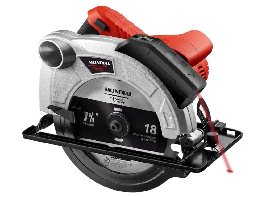 10 - Serra Circular, Vermelho, 1500W, 220V - FSC-03 – Mondial