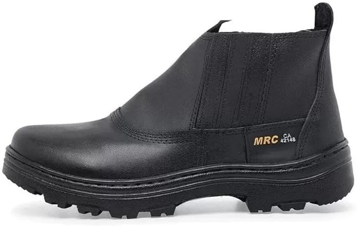 2 - Bota De Segurança em Couro Com Biqueira Elástico - MRC