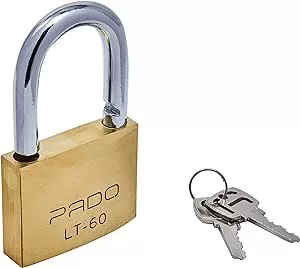 2 - Cadeado LT-60MM – 51000020 – Dourado - Pado