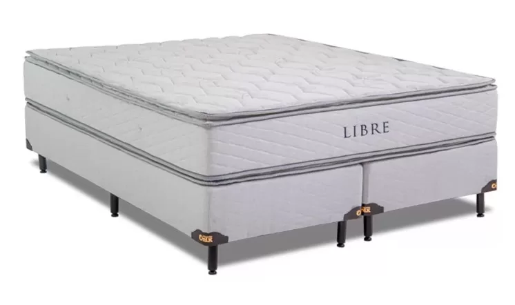 2 - Cama Box de Casal Onix Com Pillow Top - Libre