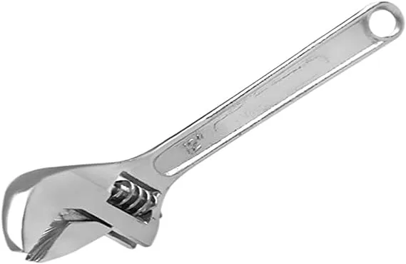 2 - Chave Inglesa 720/10, Prata, 25 cm - Aço Carbono - Western