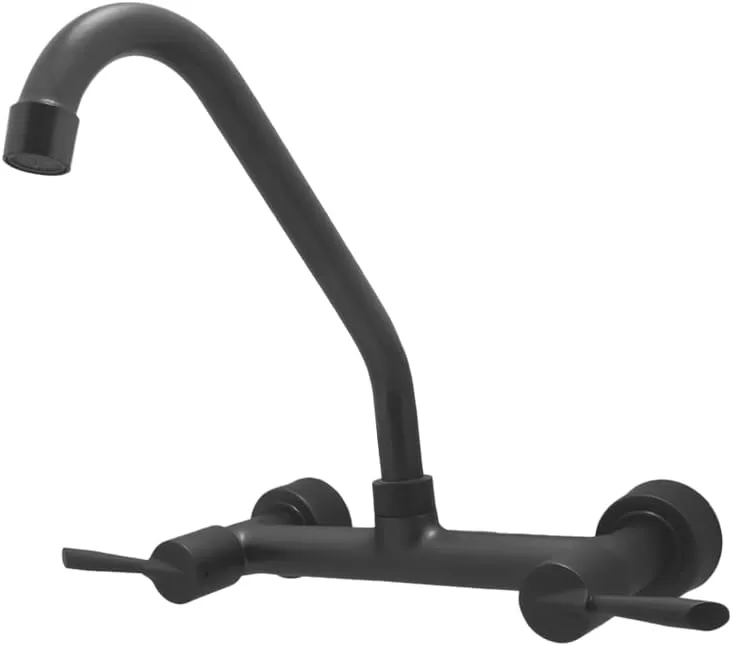 2 - Torneira Misturador Para Cozinha Preto Fosco – Bognar