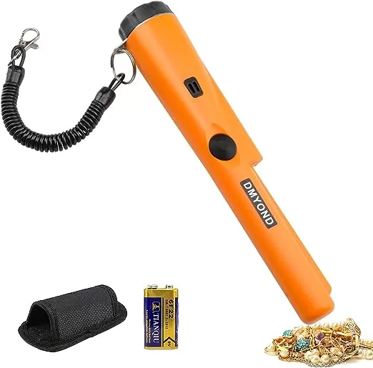 3 - Detector de Metais Portátil Com Bateria e Suporte Para Cinta – Tianxun