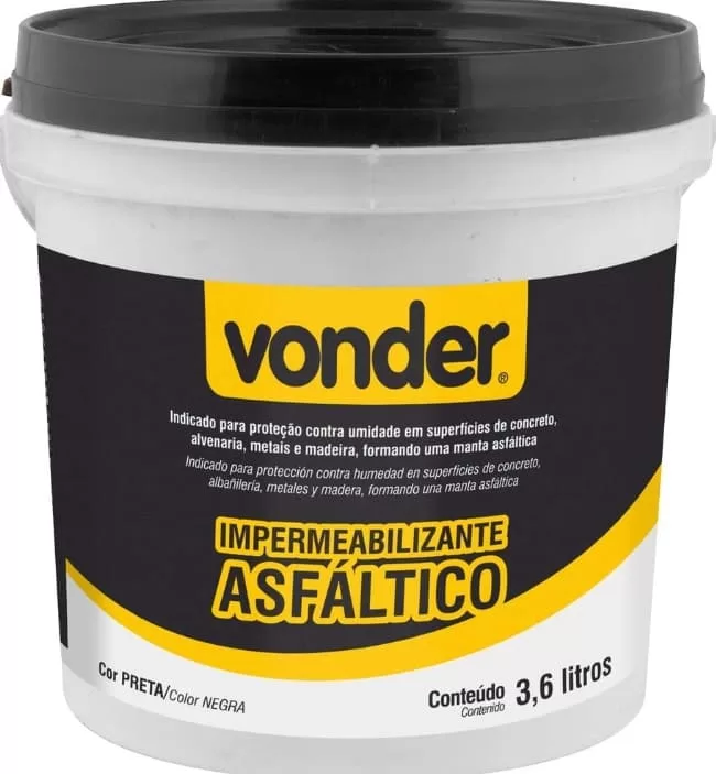 3 - Impermeabilizante Asfáltico 3.6L – Vonder