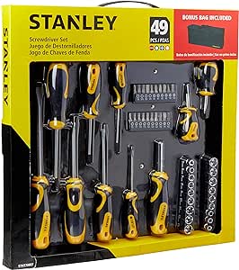 3 - Jogo de Chaves de Fenda Phillips com Bolsa (49 Peças) STHT70887M - Stanley