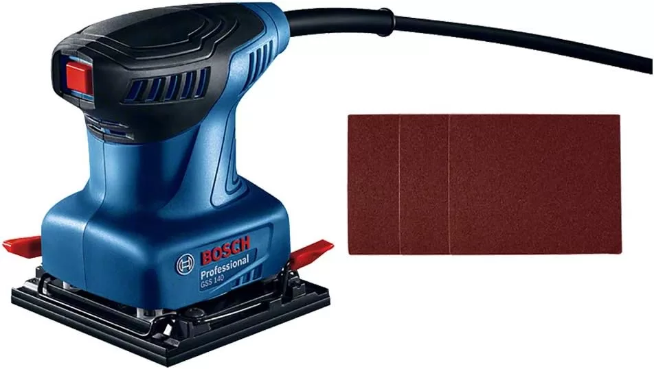 3 - Lixadeira Orbital de Palma Gss 140 220W 127V Com 3 Lixas – Bosch