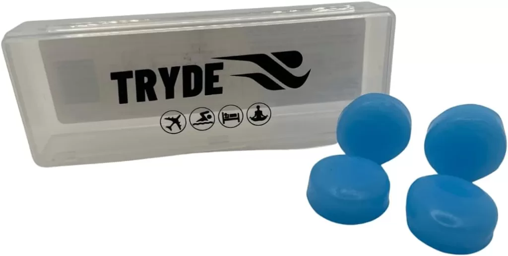 3 - Protetor Auricular Silicone Tampão Azul – Tryde
