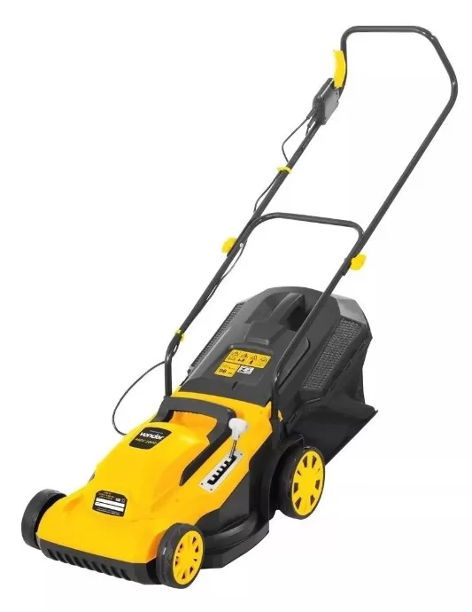 4 - Cortador de grama elétrico MGV de 1800W e 127V cor amarelo - Vonder