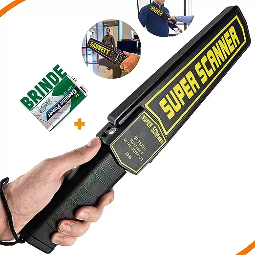 4 - Detector de Metal Portátil Profissional, Alta Sensibilidade 617918 - Lee Tools