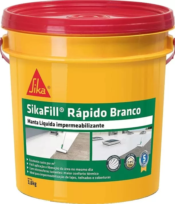 4 - Impermeabilizante Líquido Acrílico – Sika