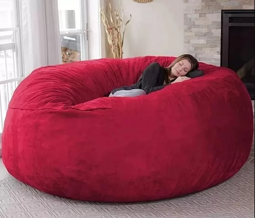 5 - Puff Redondo Gigante 10kg Enchimento - Rede Sul
