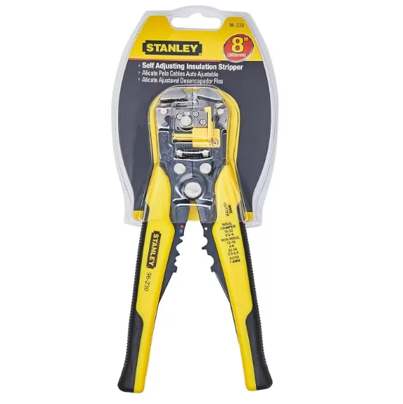 6 - Alicate Automático Ajustável Desencapador e Crimpador de Fios de 8 Pol. (203mm) 96-230 - STANLEY