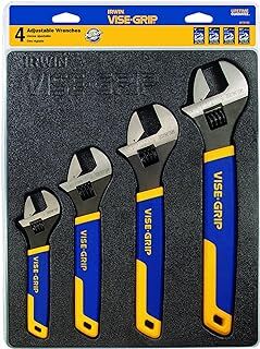 6 - Conjunto de Chaves Inglesas Ajustáveis - 6", 8", 10" e 12" - IRWIN