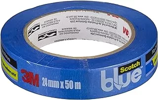 6 - Fita Crepe, 3M, Profissional, 24mm x 50m - Scotch