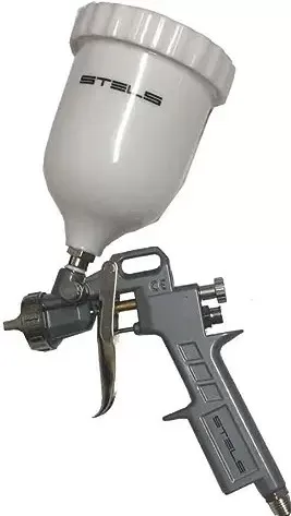 6 - Pistola De Pintura Com Tanque Alto e Alimentação Por Gravidade - Stels